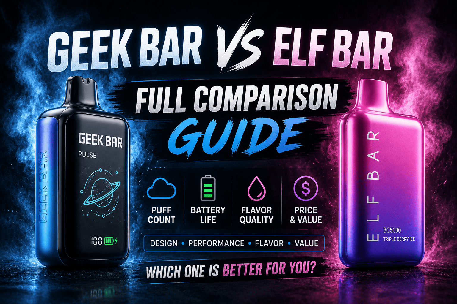 Geek Bar vs Elf Bar – Full Comparison Guide