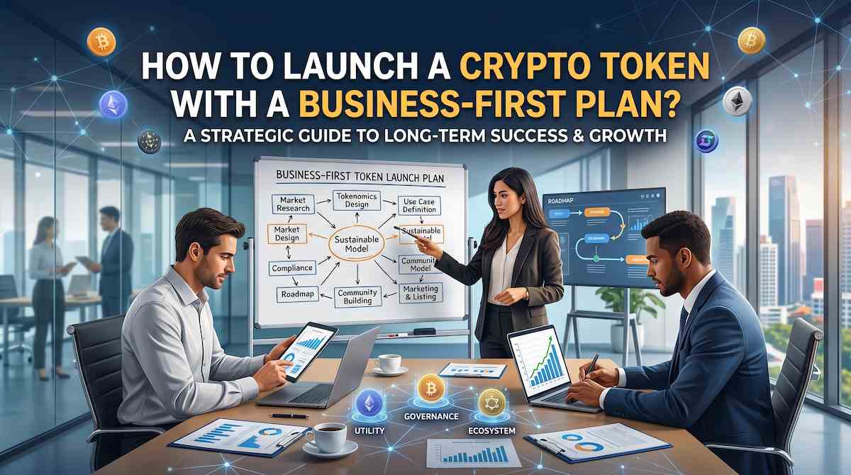 How to Launch a Crypto Token With a Business-First Plan?