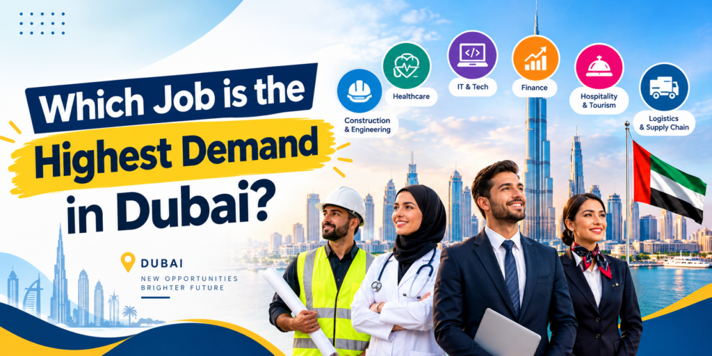 Which job is the highest demand in Dubai